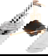 Mexen Aron dispenser per sapone, nero/oro rosa - 70881388-67