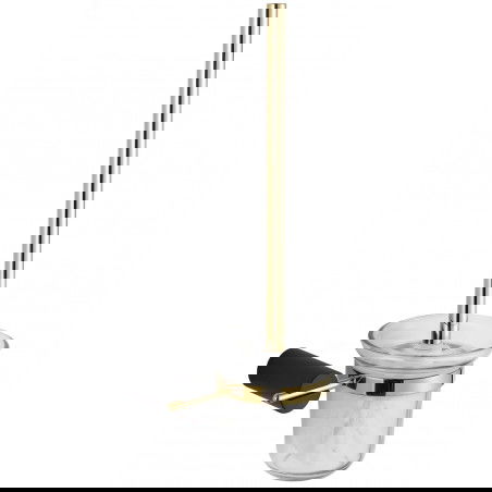 Mexen Aron toalettborste, svart/guld - 7088150-57