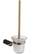 Mexen Aron Toilettenbürste, Schwarz/Roségold - 7088150-67