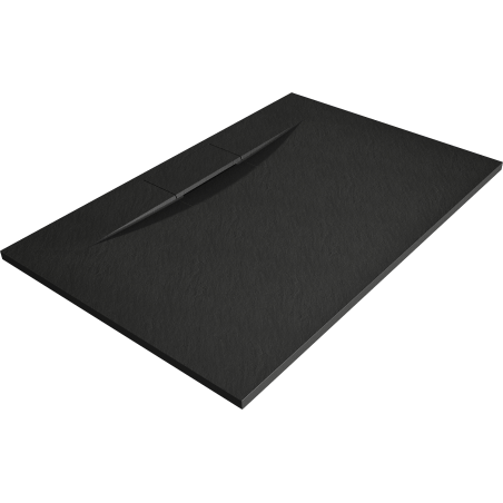 Mexen Egon ristkülikukujuline SMC dušialus 140 x 80 cm, must - 4R708014