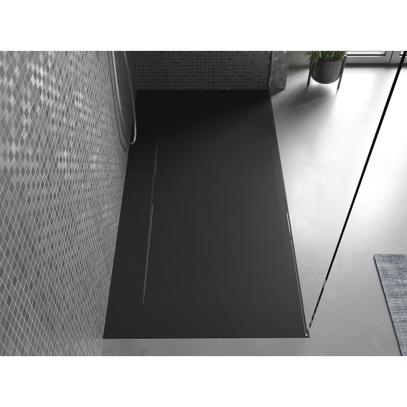 Mexen Egon rechthoekige SMC douchebak 160 x 80 cm, zwart - 4R708016