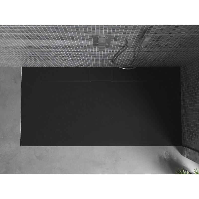 Mexen Egon ristkülikukujuline dušialus SMC 180 x 80 cm, must - 4R708018