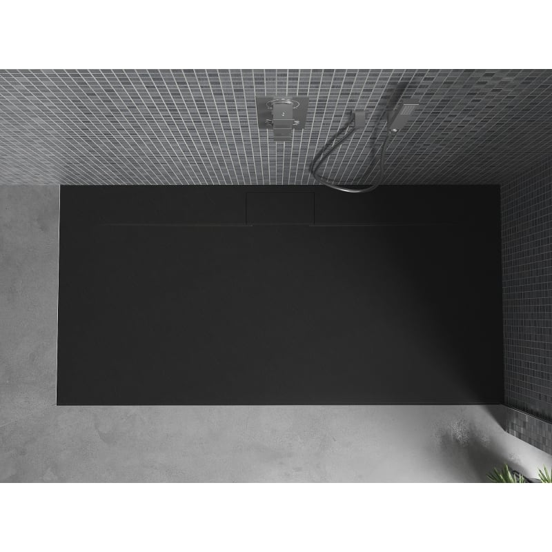 Mexen Egon ristkülikukujuline dušialus SMC 200 x 80 cm, must - 4R708020