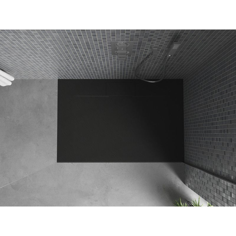 Mexen Egon rechteckige Duschwanne SMC 150 x 90 cm, schwarz - 4R709015