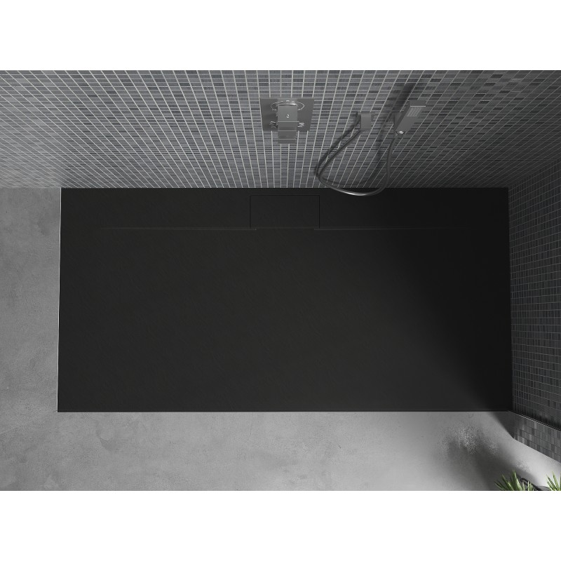 Mexen Egon brodzik prostokątny SMC 160 x 90 cm, czarny - 4R709016