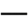 Mexen Flat CCF22 Plattenheizkörper 400 x 900 mm, untere zentrale Anschlussart, 1024 W, schwarz - W6C22F-040-090-70