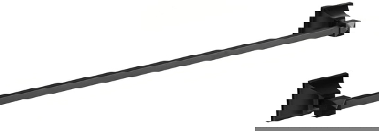 Mexen Dalia porte-serviette, noir - 7017324-70