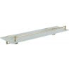Mexen Dalia hanging glass shelf, gold - 7017337-50