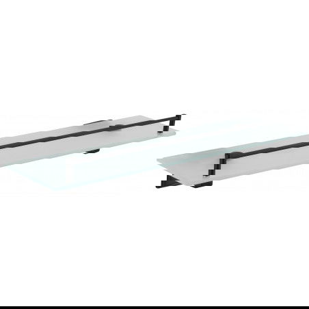 Mexen Dalia schwiewend Glasrack, schwaarz - 7017337-70