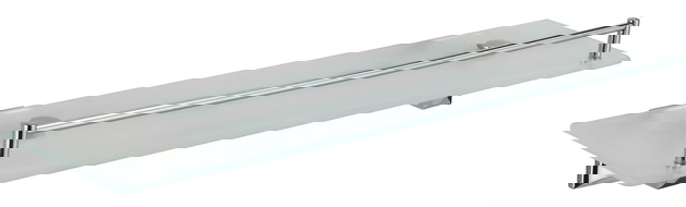 Mexen Dalia piekaramais stikla plaukts, hroms - 7017337-00