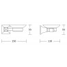 Mexen Dalia seebialus, kroom - 7017339-00