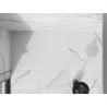 Receveur de douche composite rectangulaire Mexen Stone+ 140 x 70 cm, blanc, cache blanc - 44107014-W