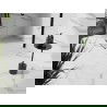 Mexen Stone+ composiet douchebak vierkant 80 x 80 cm, wit, witte afdekking - 44108080-W