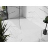 Mexen Stone+ rectangular composite shower tray 180 x 80 cm, white, white cover - 44108018-W