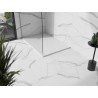 Mexen Stone+ ristkülikukujuline komposiitdušialus 120 x 90 cm, valge, valge kate - 44109012-W
