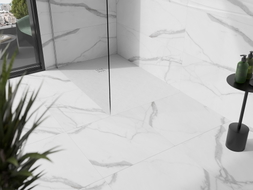 Mexen Stone+ pravokutna kompozitna plitica za tuš 140 x 100 cm, bijela, bijeli poklopac - 44101014-W