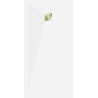 Mexen Stone+ rectangular composite shower tray 160 x 80 cm, white, gold cover - 44108016-G