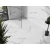 Mexen Stone+ receveur de douche composite rectangulaire 110 x 70 cm, blanc, cache doré - 44107011-G