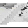 Mexen Stone+ receveur de douche rectangulaire en composite 90 x 80 cm, blanc, cache doré - 44108090-G