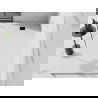 Mexen Stone+ rechthoekige composiet douchebak 180 x 90 cm, wit, zwarte afdekking - 44109018-B