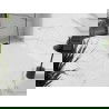 Mexen Stone+ rechthoekige composiet douchebak 160 x 90 cm, wit, zwarte afdekking - 44109016-B