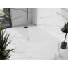 Receveur de douche composite rectangulaire Mexen Stone+ 160 x 90 cm, blanc, cache noir - 44109016-B