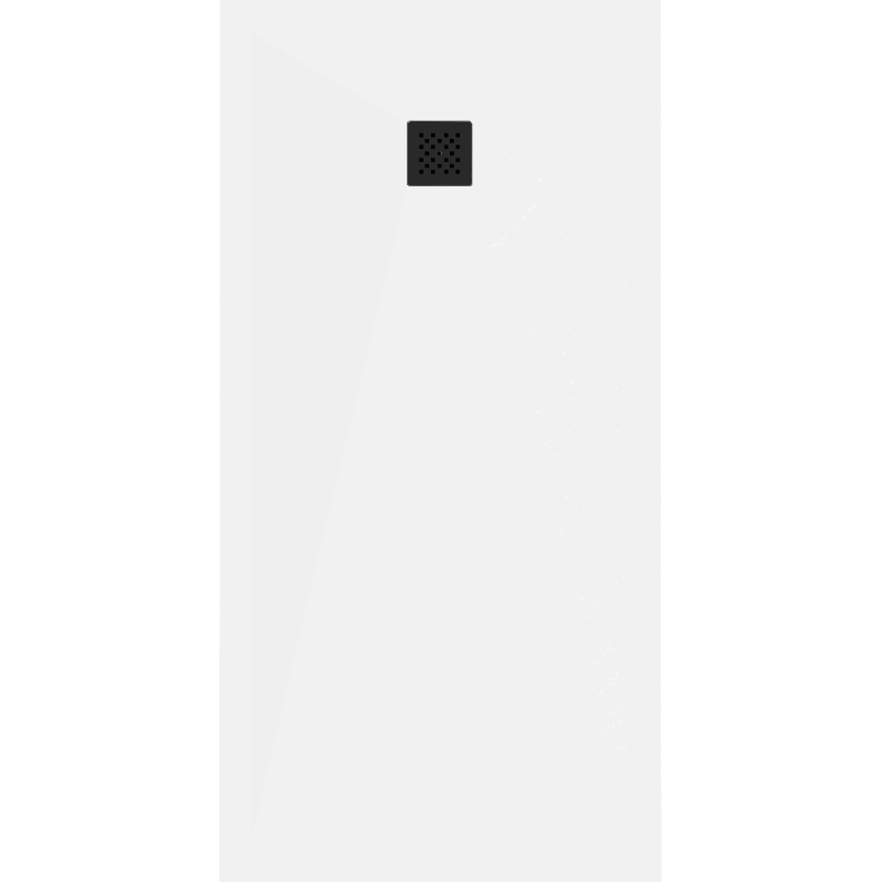 Mexen Stone+ rectangular composite shower tray 200 x 90 cm, white, black cover - 44109020-B