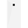 Receveur de douche composite rectangulaire Mexen Stone+ 160 x 90 cm, blanc, cache noir - 44109016-B