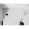 Mexen Stone+ receveur de douche rectangulaire en composite 180 x 70 cm, blanc, cache noir - 44107018-B