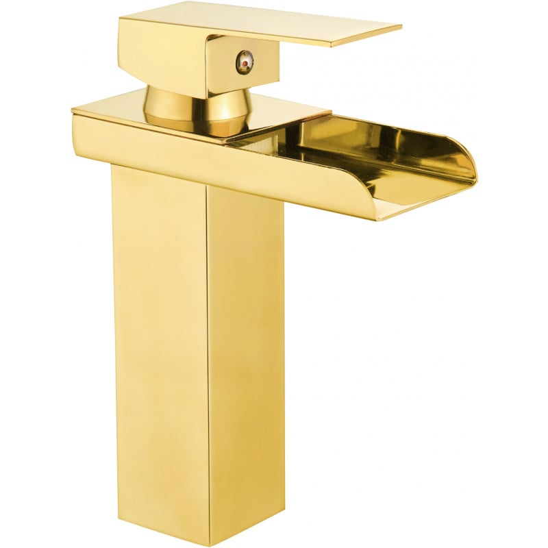 Mexen Hydra grifo de lavabo, dorado - 744900-50