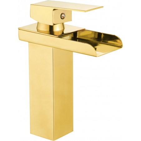 Mexen Hydra gouden wastafelkraan - 744900-50