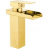 Mexen Hydra gouden wastafelkraan - 744900-50
