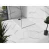 Mexen Stone+ ristkülikukujuline komposiitdušialus 120 x 100 cm, valge, must kate - 44101012-B