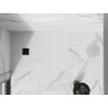 Mexen Stone+ composite rectangular shower tray 120 x 90 cm, white, black cover - 44109012-B