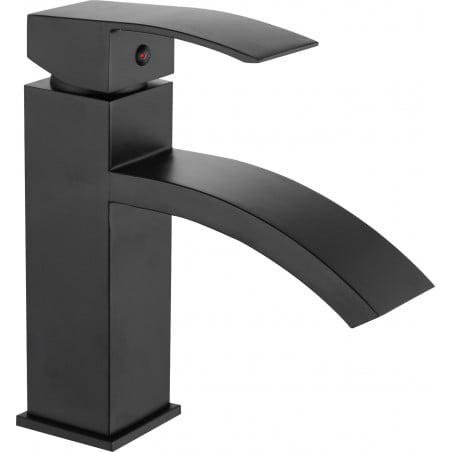 Mexen Libra grifo de lavabo, negro - 745100-70