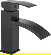 Mexen Libra rubinetto lavabo, nero - 745100-70