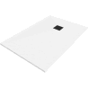 Mexen Stone+ receveur de douche rectangulaire en composite 140 x 100 cm, blanc, cache noire - 44101014-B