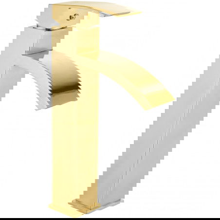 Mexen Libra torneira de lavatório alta, dourada - 745110-50