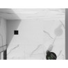 Mexen Stone+ rectangular composite shower tray 90 x 80 cm, white, black cover - 44108090-B
