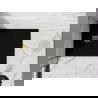 Mexen Stone+ rechteckige Komposit-Duschwanne 110 x 70 cm, schwarz, vergoldete Abdeckung - 44707011-G