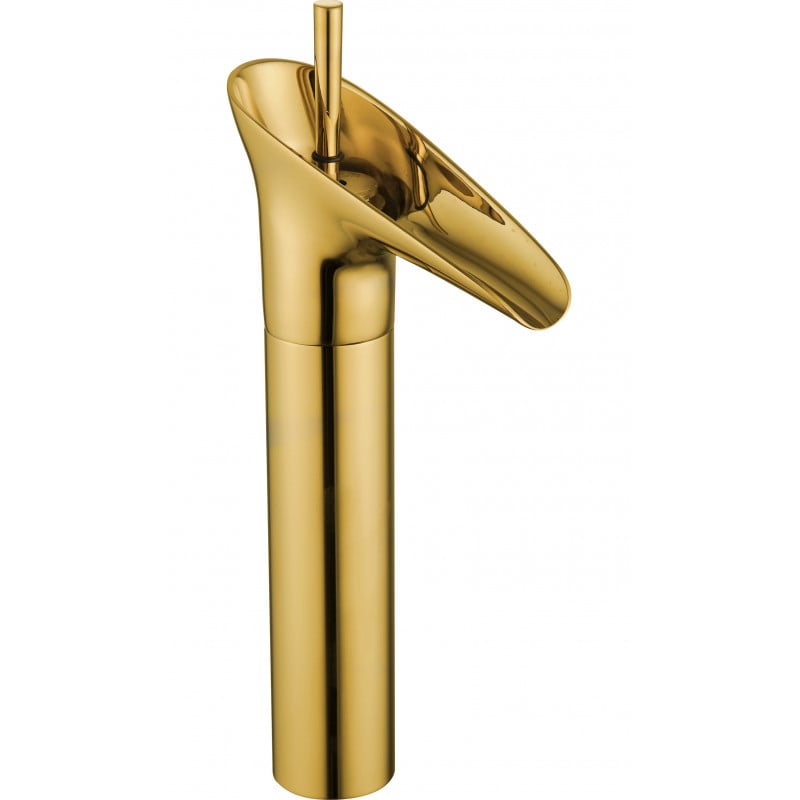 Mexen Orion grifo de lavabo alto, dorado - 745510-50