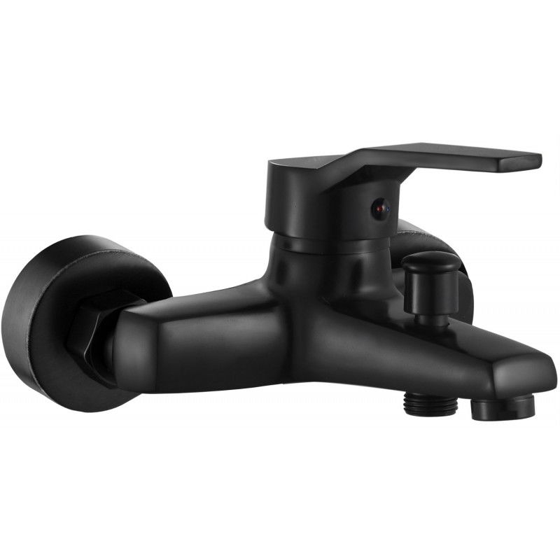 Mexen Caro batteria da bagno, nero - 746630-70