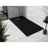 Mexen Stone+ ristkülikukujuline komposiitdušialus 200 x 100 cm, must, kuldne kate - 44701020-G