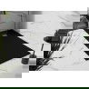 Mexen Stone+ Komposit-Duschwanne rechteckig 160 x 100 cm, schwarz, goldene Abdeckung - 44701016-G