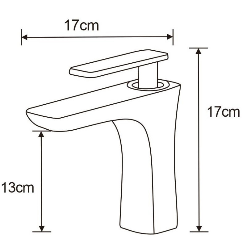 Mexen Indus bateria umywalkowa, czarna - 744600-70