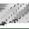 Mexen Stone+ kwadratische composiet douchebak 100 x 100 cm, wit, witte afdekking - 44101010-W