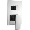 Mexen Uno Unterputz-Wannen- und Duscharmatur, Chrom - 71435-00