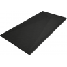 Mexen Stone+ brodzik kompozytowy prostokątny 180 x 100 cm, czarny, maskownica czarna - 44701018-B