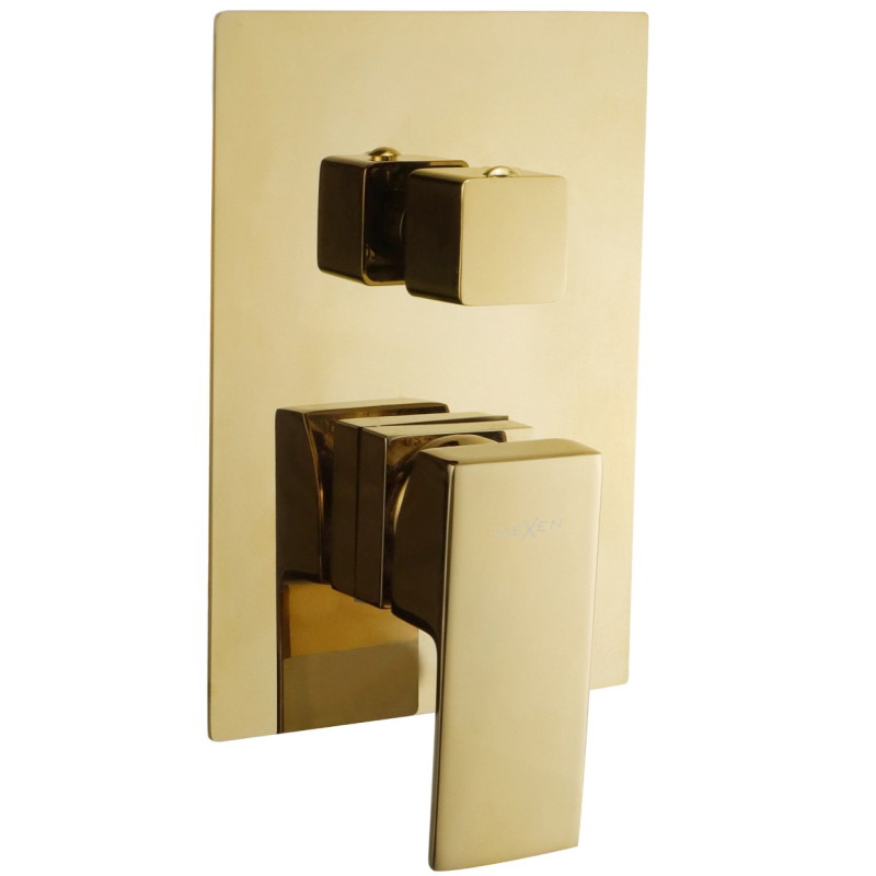 Mexen Uno miscelatore doccia a incasso, oro - 71435-50
