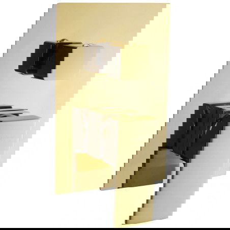 Mexen Uno miscelatore per vasca da bagno ad incasso, dorato - 71435-50